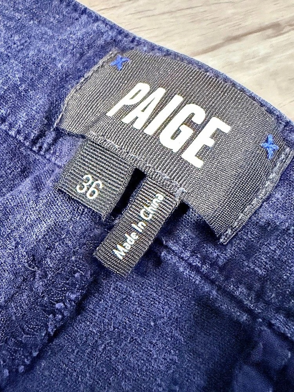 Paige Men's Shorts in Blue Waist 36 - Picture 2 of 3